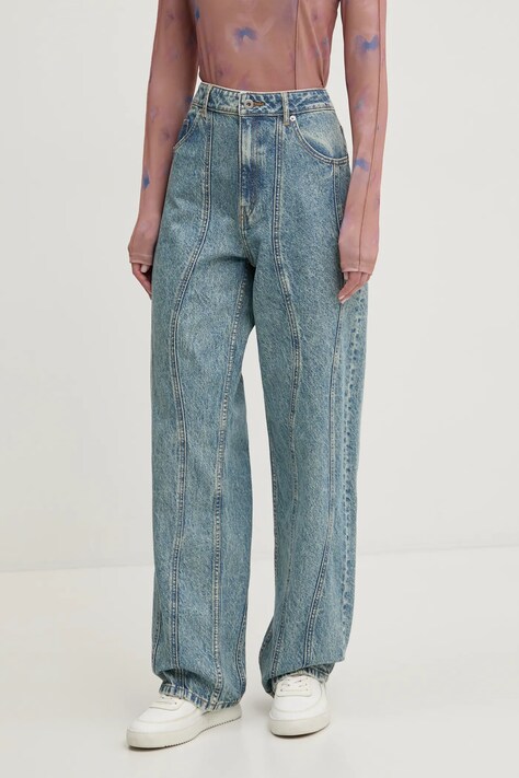 Hugo Blue jeansi femei high waist, 50531726