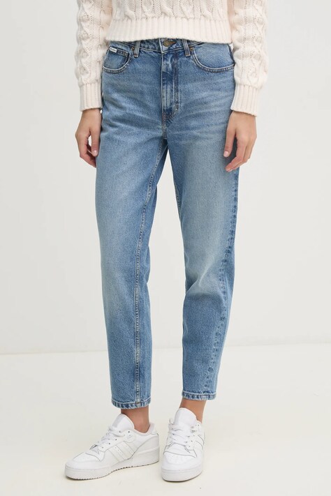 Джинсы Guess Jeans женские высокая посадка W5RA0D D5M4A