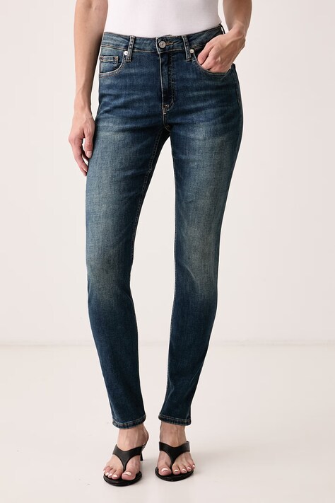 Tommy Hilfiger Skinny traperice za žene plave WW0WW45010