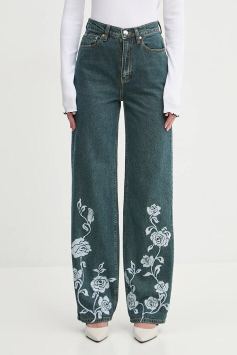 Rotate jeansy damskie high waist 1139143048