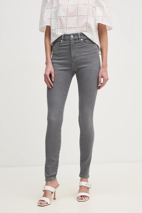 Boss Orange jeansi femei, culoarea gri, 50529981