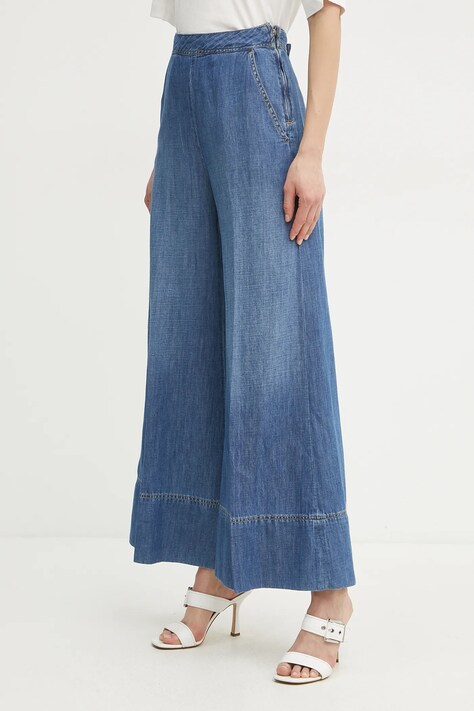 Pinko blugi din amestec de in femei high waist, 104823 A2GQ