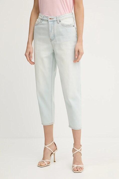 Džíny Armani Exchange dámské, high waist, XW000128 AF12855