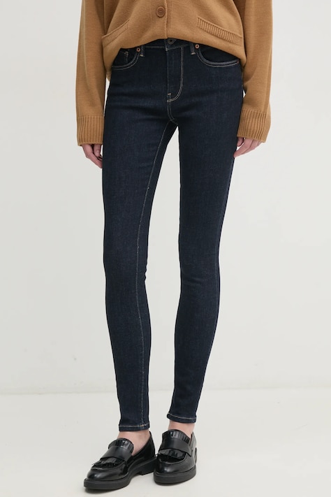 Джинсы Pepe Jeans SKINNY JEANS MW REGENT женские цвет синий PL204728BC1