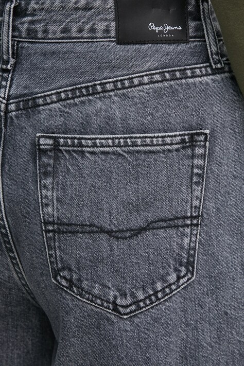 Джинси Pepe Jeans WIDE LEG JEANS UHW JAIMY — SS25-SJD0B0, сірий — фото 4
