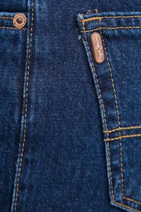 Джинси Pepe Jeans STRAIGHT JEANS HW ROBYN — SS25-SJD0B4, темно-синій — фото 4