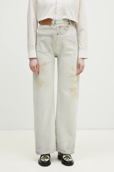 MM6 Maison Margiela jeansi femei high waist, S52LA0243