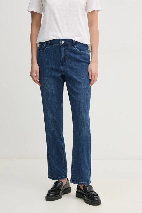 Joseph Ribkoff jeansi femei, culoarea albastru marin, 251966