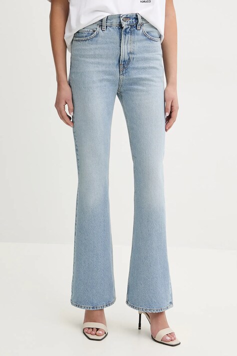 Джинси Fiorucci Faded Heart Pocket Flared Jeans жіночі висока посадка U02SPDJE075DN01DN01