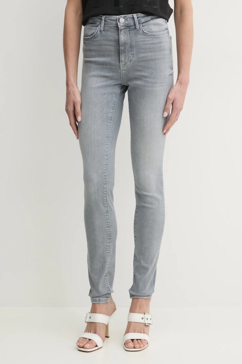 Guess jeansi femei, culoarea gri, W5RA46 D5L81
