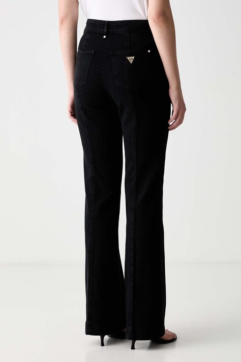 Guess jeansy regular damskie NEW FAYE czarne W5RA0P D4PZ1