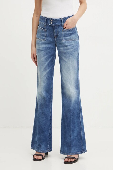 Джинсы Diesel D-HUSH L.32 TROUSERS женские высокая посадка A13820.09L19