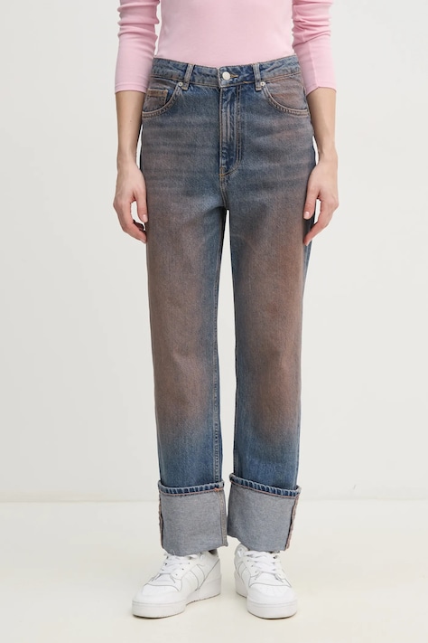 Sisley jeansi femei high waist, 43Y3LE049