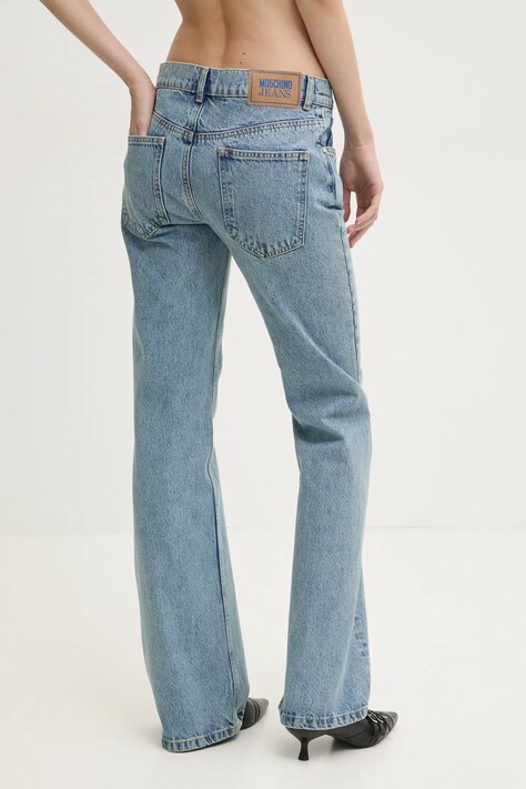Džíny Moschino Jeans dámské, high waist, 0331 3217