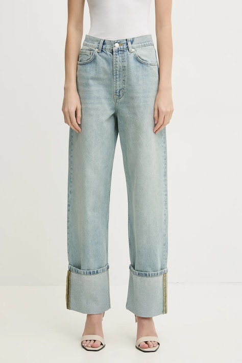 Džíny Moschino Jeans dámské, high waist, 0313 3217