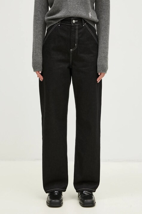 Carhartt WIP jeansi Simple Pant femei high waist, I031924.8902