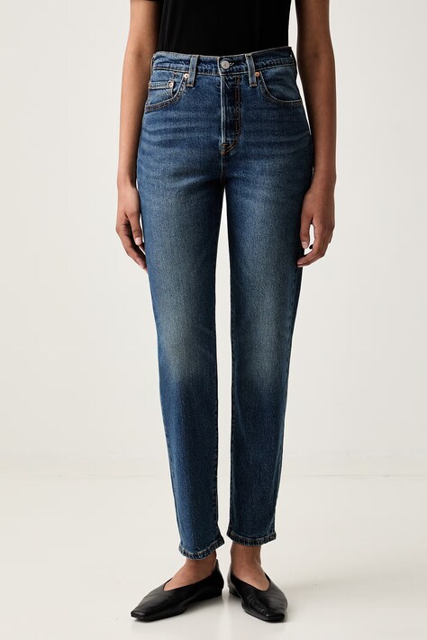 Levi's rifle dámske 501® CROP LIGHTWEIGHT modré A8746