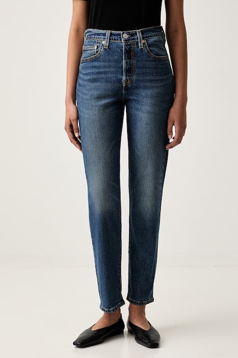 Levi's rifle dámske 501® CROP LIGHTWEIGHT modré A8746