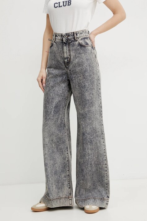 Weekend Max Mara jeansi femei, culoarea bej, 2515181041600