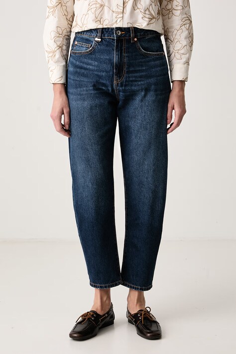 United Colors of Benetton Jeansy damskie niebieskie 4SHBDE00I