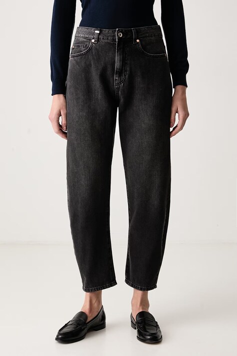 United Colors of Benetton Jeansy damskie czarne 4SHBDE00I