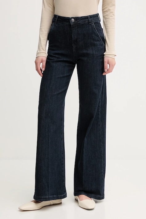 United Colors of Benetton jeansy damskie kolor granatowy 4TUT574X5