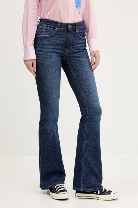 Desigual jeansi KUSAMA femei medium waist, 25SWDD74