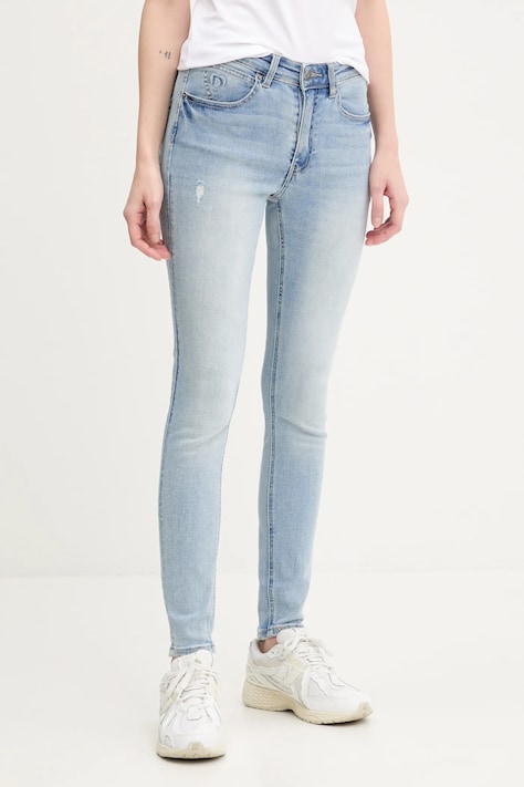 Desigual jeansy LEYSTER damskie kolor niebieski 25SWDD75