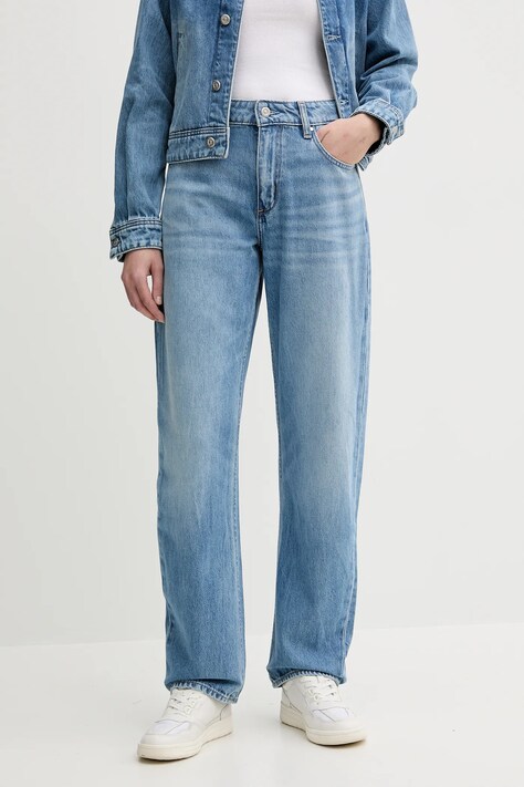 Džíny BOSS dámské, high waist, 50538602