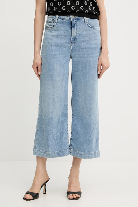 Guess jeansy BELLFLOWER damskie high waist W5GA2E D5O90
