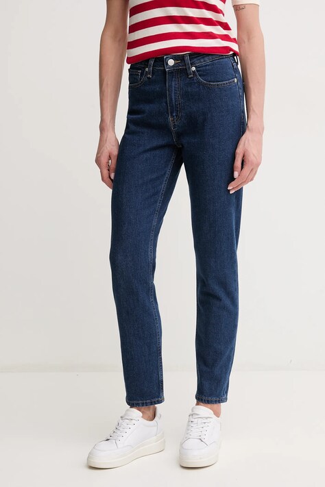Tommy Hilfiger jeans femei, culoarea bleumarin, WW0WW44359