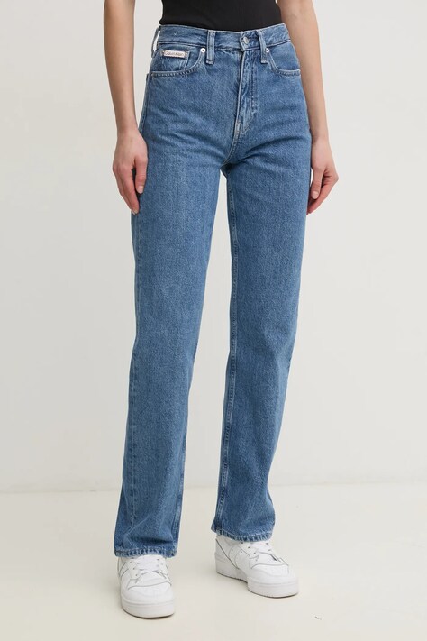 Calvin Klein Jeans jeansi femei high waist, J20J225126
