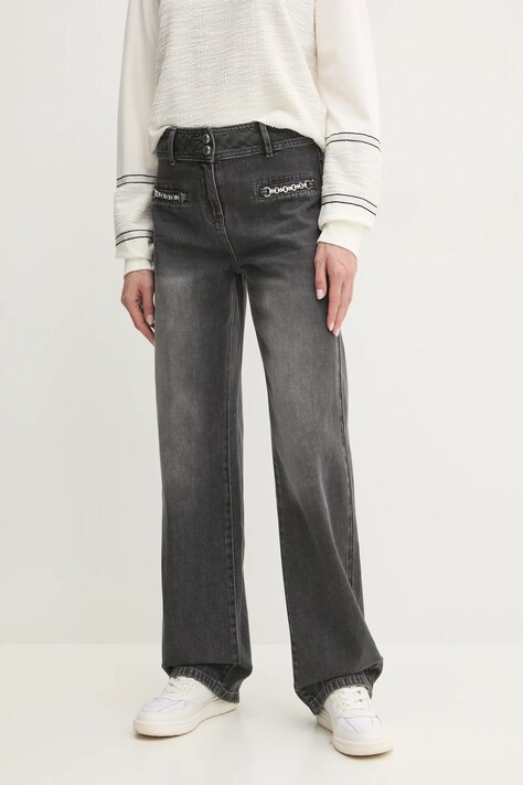 Morgan jeansi PELI femei medium waist, PELI