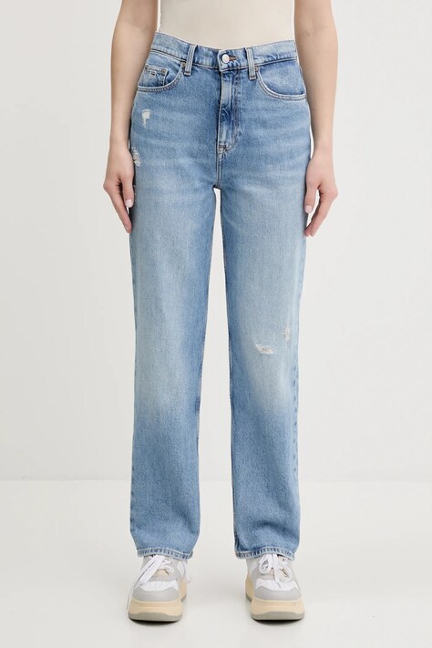 Džíny Tommy Jeans dámské, high waist, DW0DW20013