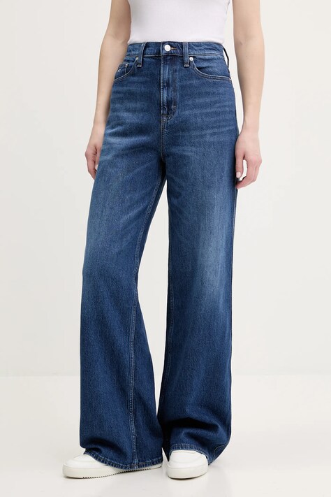 Kavbojke Tommy Jeans mornarsko modra barva, DW0DW20582