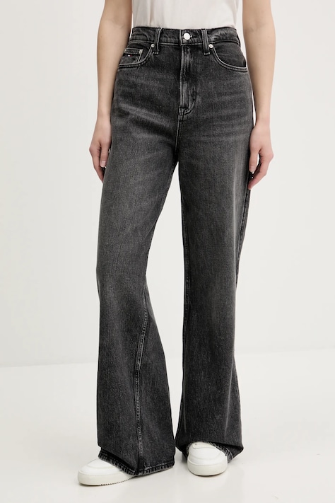 Rifle Tommy Jeans šedá farba, DW0DW20660