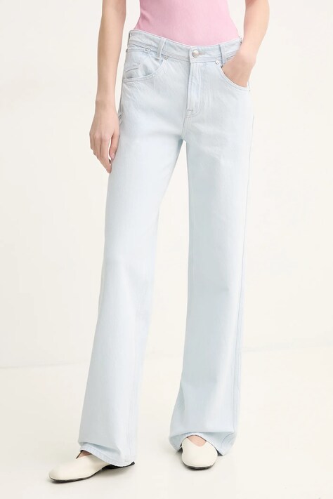 Miss Sixty blugi din bumbac femei medium waist, 6S1JJ3060T