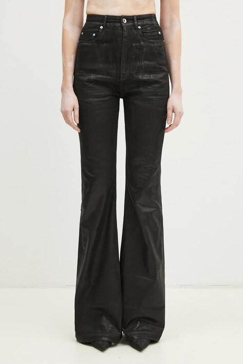 Rick Owens jeans with bag Bolan Bootcut DS01E3311.SCF