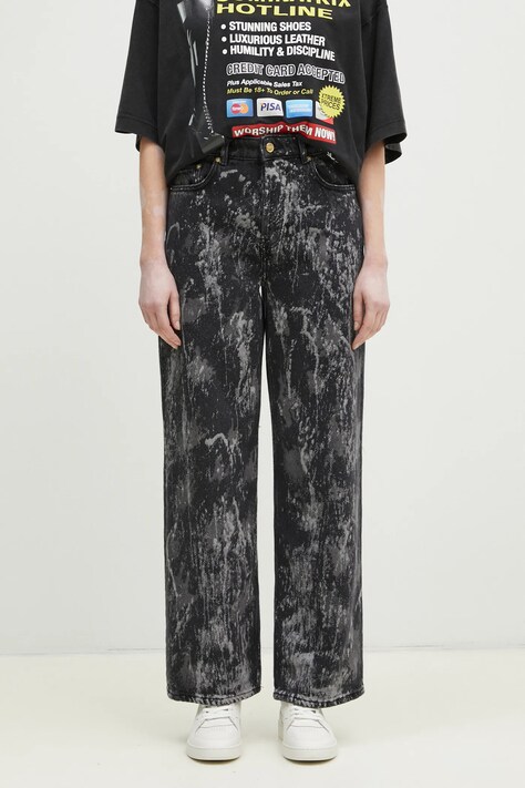 GANNI cotton jeans Heavy Denim Izey women's J1595