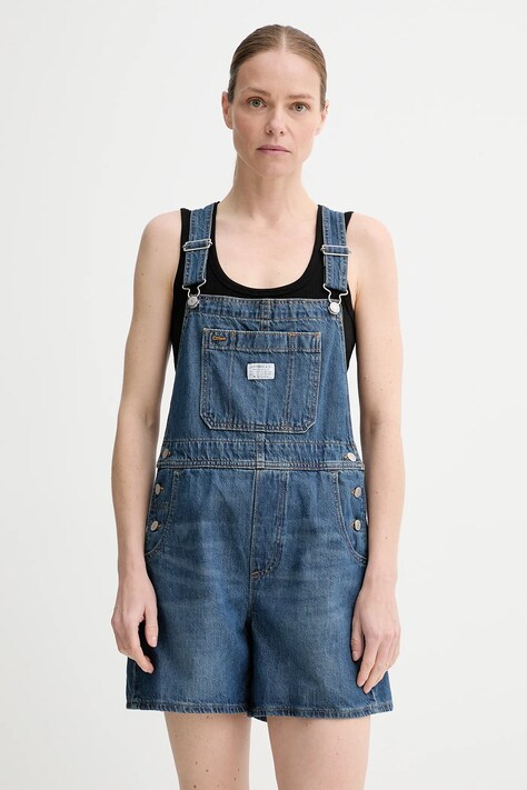 Levi's salopetă din denim UTILITY SHORTALL 001UY