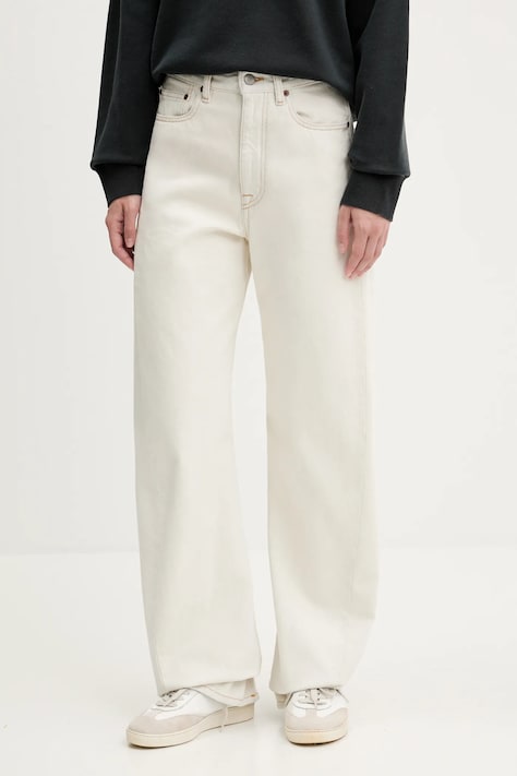 Džíny MM6 Maison Margiela dámské, high waist, S62LB0184