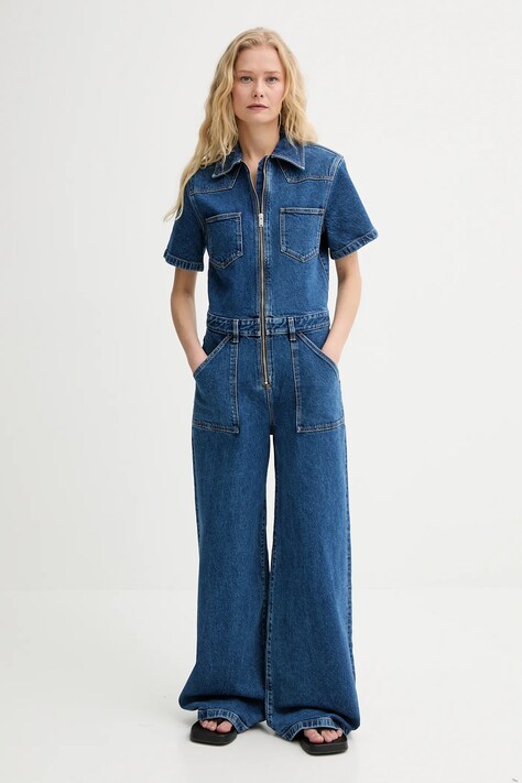 Джинсовий комбінезон Filippa K з коміром 31844.FK