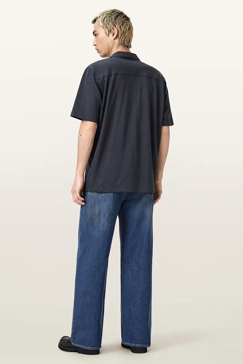 AllSaints джинси straight чоловічі LENNY — SS25-SJM01J, блакитний — фото 6