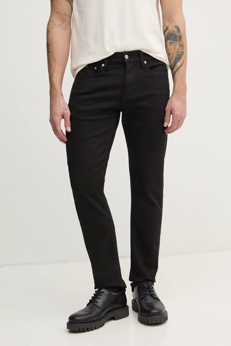 Džíny Calvin Klein Jeans pánské, černá barva, J30J326521