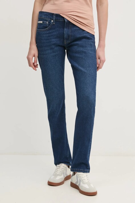 Calvin Klein Jeans jeans bărbați, culoarea bleumarin, J30J326530