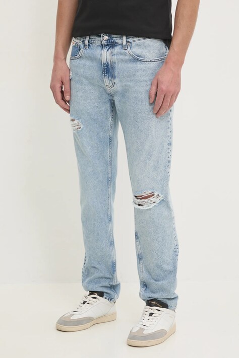 Džíny Calvin Klein Jeans pánské, modrá barva, J30J327014