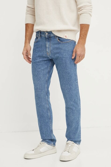 Džíny Calvin Klein Jeans pánské, modrá barva, J30J327082