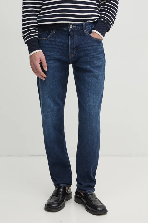 Džíny Armani Exchange pánské, tmavomodrá barva, XM000049 AF14265