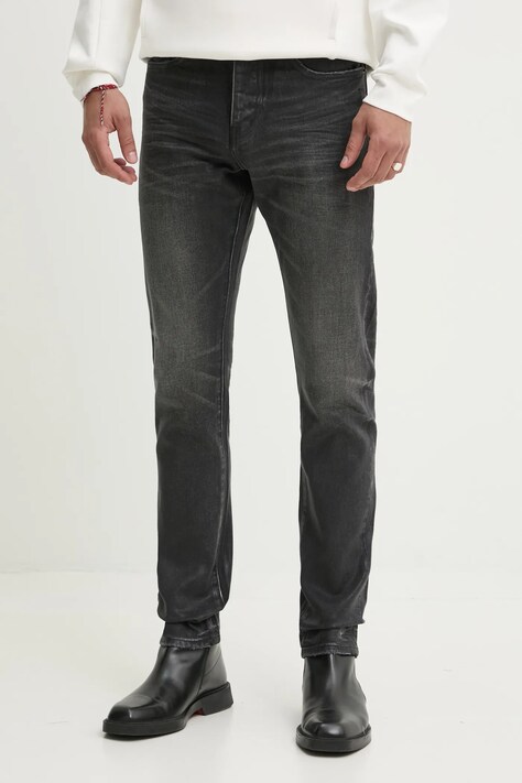 PURPLE BRAND jeansy DOUBLE DIP COATED męskie kolor szary P005-DDCV125