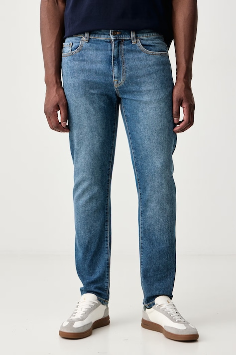 United Colors of Benetton Jeansy slim fit męskie niebieskie 4MCP57BC8